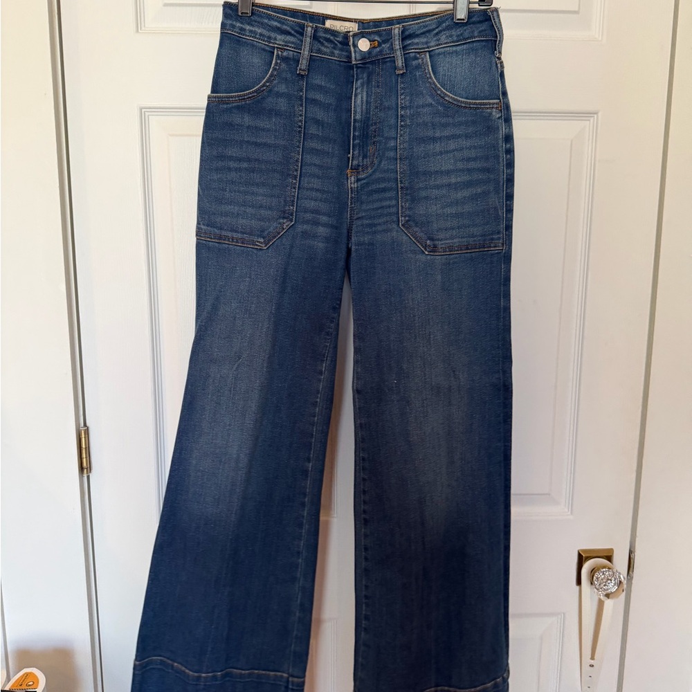 Pilcro Indigo Denim Trousers